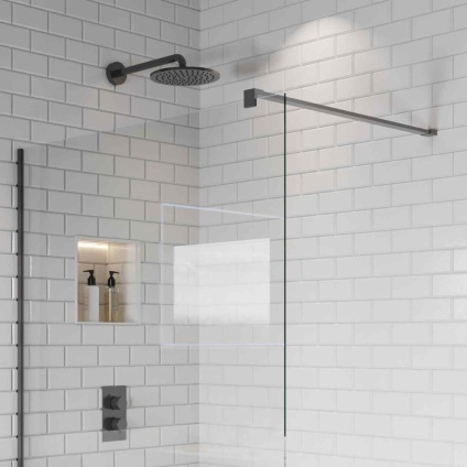 Product Lifestyle image of the Abacus Anthracite Wall Mounted Bracing Bar